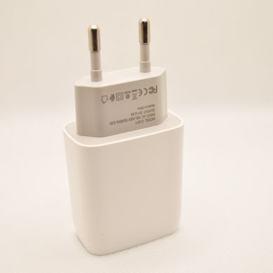 Сетевое зарядное устройство ANSTY C-011-T с Type-C кабелем 1USB 2.4A White