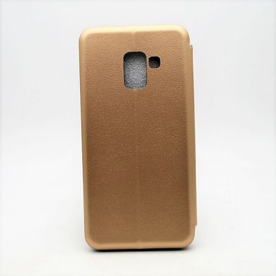 Чехол книжка Premium for Samsung A530F Galaxy A8 (2018) Gold