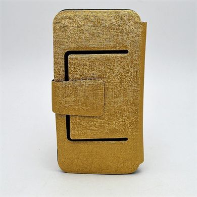 Чохол універсальний для телефону CMA Book Cover 5.0" дюймів Gold (M)