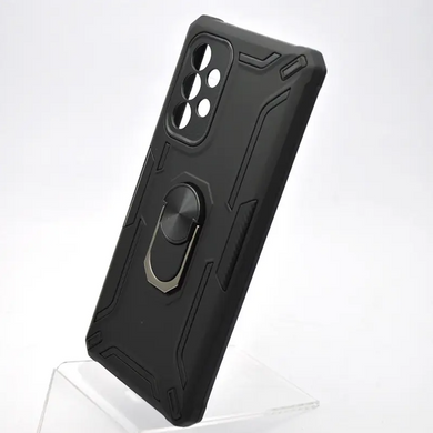Чохол протиударний Armor Case Full Camera з кільцем Samsung A536 Galaxy A53 Чорний