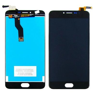 Дисплей (екран) LCD Meizu M3 Note з touchscreen Black HC, Чорний