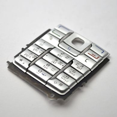 Клавіатура Nokia E60 Silver Original TW
