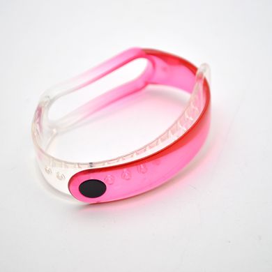 Ремінець до Xiaomi Mi Band 5/Mi Band 6/Mi Band 7 Neon Design Pink/Рожевий