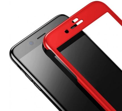 Чохол броньований протиударний Baseus Fully Protection Case For iPhone 7 Plus/8 Plus Red (Wiapiph8p-ba09)