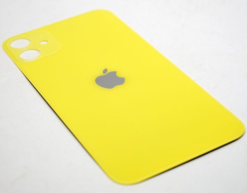 Задняя крышка Apple iPhone 11 Yellow Original (с большим отверстием для камеры)