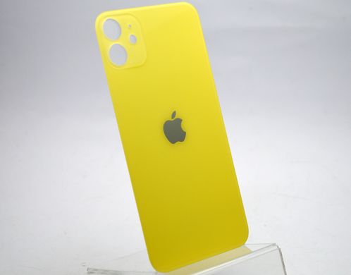 Задняя крышка Apple iPhone 11 Yellow Original (с большим отверстием для камеры)