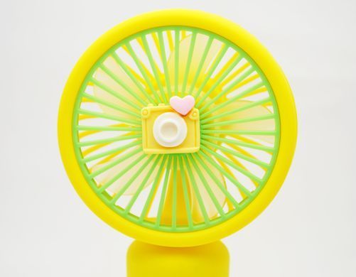 Портативний вентилятор 261A/B 250 mAh Yellow (Жовтий)