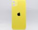 Задняя крышка Apple iPhone 11 Yellow Original (с большим отверстием для камеры)