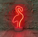 Ночной светильник (ночник) Neon Lamp Flamingo Red