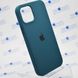 Чехол накладка Silicon Case для iPhone 12/12 Pro Mist blue
