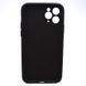 Силіконовий чохол накладка Silicon Case Full Camera для iPhone 11 Pro Black