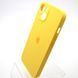 Силиконовый чехол накладка Silicon Case Full Camera для iPhone 15 Yellow