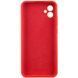 Чохол накладка Silicon Case Full Camera для Samsung A05 Galaxy A055 Red
