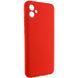 Чохол накладка Silicon Case Full Camera для Samsung A05 Galaxy A055 Red