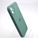 Чохол силіконовий з квадратними бортами Silicon case Full Square для iPhone 11 Pine Green