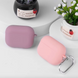 Чехол накладка Silicon Case with microfiber для Apple AirPods 4 Black