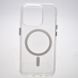 Прозрачный чехол накладка с MagSafe Clear Case для iPhone 15 Pro Transparent