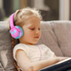 Навушники дитячі Hoco W31 Children headphones Panda Rose-Red