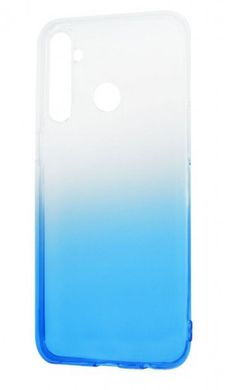 Чехол градиент Gradient Design для Realme 5 Pro (Realme Q) White-Blue