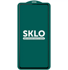 Защитное стекло SKLO 5D для Samsung S996 Galaxy S21 Plus Black/Черная рамка (тех.пак)