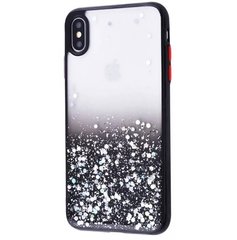 Чехол накладка Confetti Glitter case (PC+TPU) для iPhone X/iPhone Xs Black