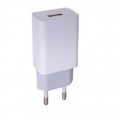 Адаптер (блок живлення) Veron 1 USB 2A AD-14 White