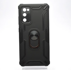 Чехол противоударный Armor Case Full Camera с кольцом Samsung G780 Galaxy S20 FE Черный