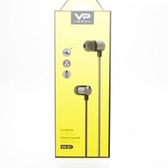 Навушники Veron (VH01) Earphones POP (VH801) Gray