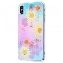 Чехол накладка Confetti flowers case (TPU) для iPhone X/Xs