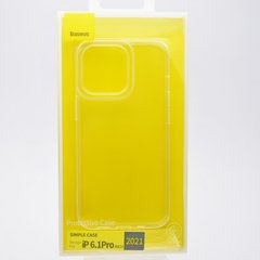 Чохол накладка Baseus Simple Series Case для iPhone 13 Pro Max Transparent