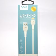 Кабель USB Veron LV08 (Lightning) (1m) White/Білий