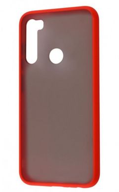 Чохол з напівпрозорою задньою кришкою Matte Color Case TPU для Xiaomi Redmi Note 8T Red