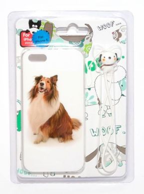 Чехол с принтом (собака) Protective dogs case для iPhone 5/5S Колли