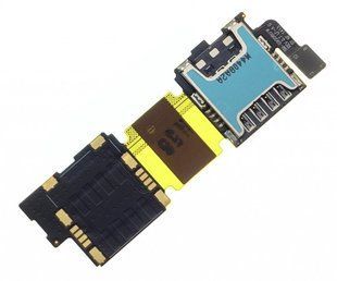Шлейф для Samsung G900h Galaxy S5 на SIM конектор Original TW