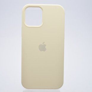 Чехол накладка Silicon Case для iPhone 12/12 Pro Antique white (тех.пакет)