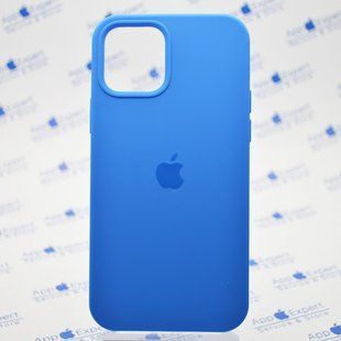Чехол накладка Silicon Case для iPhone 12/12 Pro New lake blue