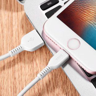 Кабель HOCO X13 Lightning 1m White