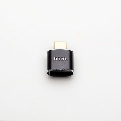 Перехідник HOCO UA5 Type-C-USB Black