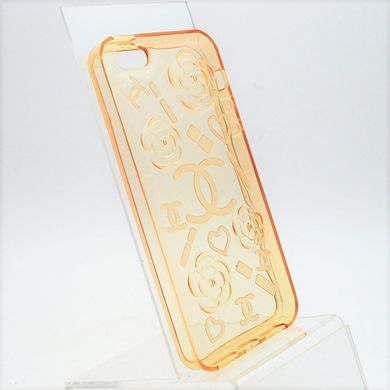 Чехол силикон CMA Flower iPhone 5/5s Pink