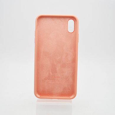 Чохол накладка Silicon Case Full Cover для iPhone Xs Max Begonia