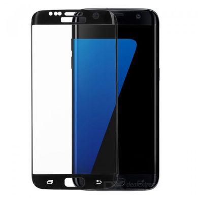 Захисне скло Full Screen Glass For Samsung S7 Galaxy Glossy Black (0.3mm)