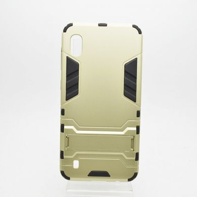 Чехол бронированный противоударный Armor Case for Samsung A105/M105 Galaxy A10/M10 Gold