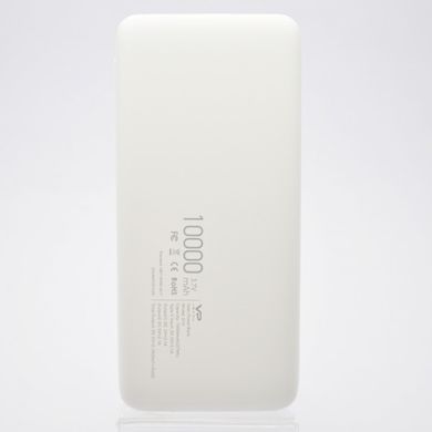 Зовнішній акумулятор (PowerBank) Veron D10 10000 mAh White