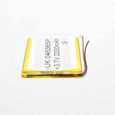 Универсальный аккумулятор 046365 (Li-ion 2200mAh) (65x63x4 mm)