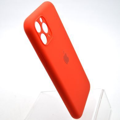 Силиконовый чехол накладка Silicon Case Full Camera для iPhone 11 Pro Red