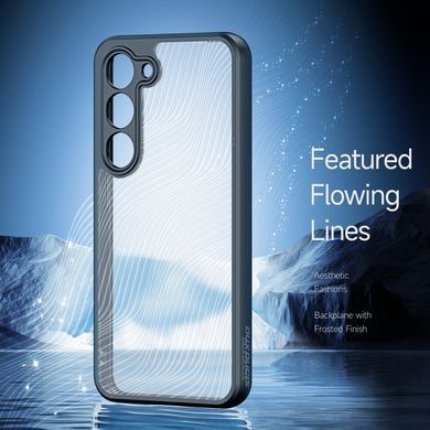 Прозрачный чехол накладка Dux Ducis Aimo Series TPU+PC для Samsung A55 Galaxy A556 Black (Черный)