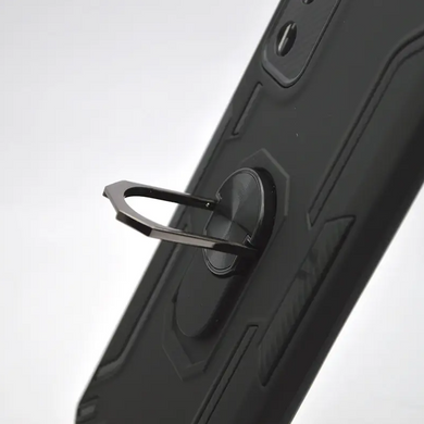 Чехол противоударный Armor Case Full Camera с кольцом Samsung G780 Galaxy S20 FE Черный