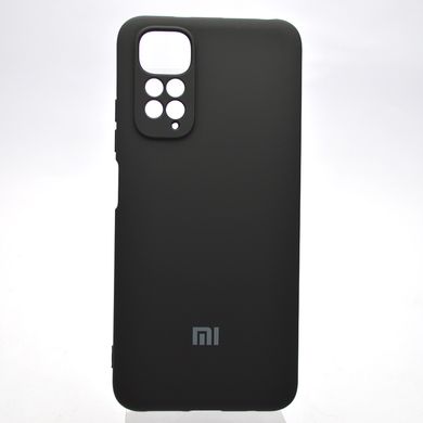 Чехол накладка Silicon Case Full Camera для Xiaomi Redmi Note 11/Redmi Note 11s Black