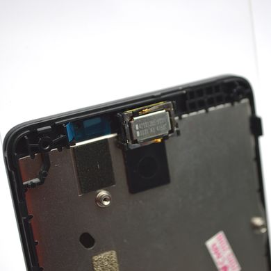 Дисплей (екран) LCD Nokia X with touchscreen+ buzzer + frame Black Original