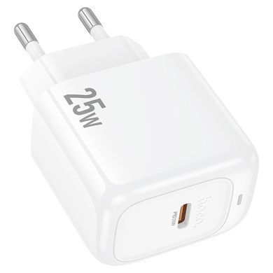 Мережевий зарядний пристрій Hoco CS53A Surplus USB-C PD25W White